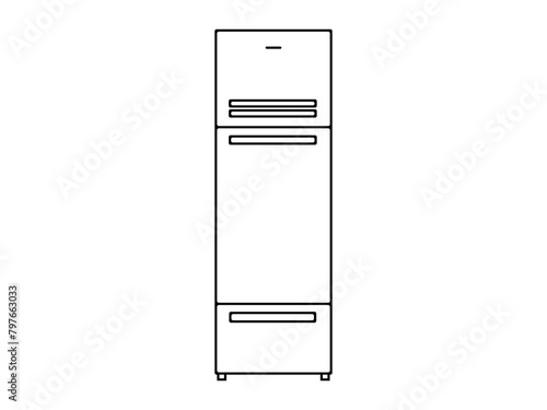 Freez outline design illustration