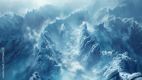 Frozen abstract landscapes capture nature's delicate artistry.