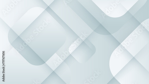 White minimalist abstract background with shapes. For business banner, formal backdrop, prestigious voucher, luxe invite, wallpaper and background