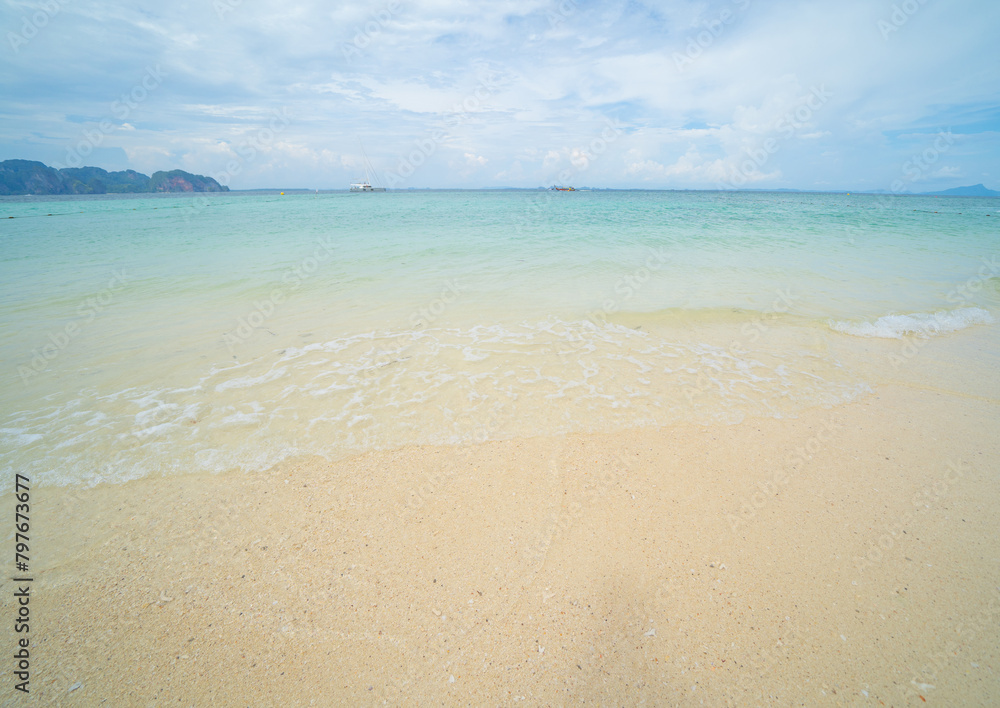 Clear blue turquoise seawater, Andaman sea in Phuket island in summer season, Thailand. Water in ocean pattern wallpaper background. Clear blue turquoise seawater, Andaman sea in Phuket island in summer season, Thailand. Water in ocean pattern wallpaper background.