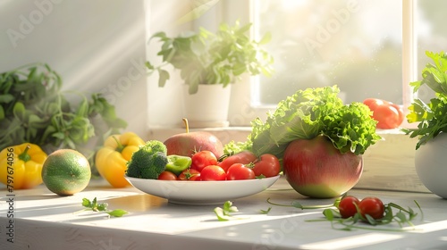 Celebrating Fresh Salads and Vibrant Vegetables