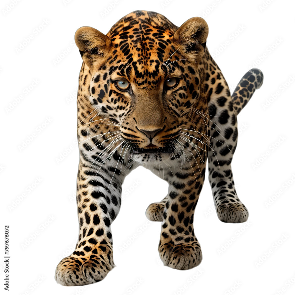 Fototapeta premium portrait of a leopard