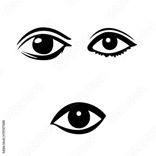illustration of eyes