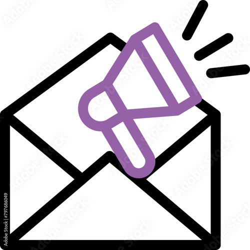 Email marketing icon