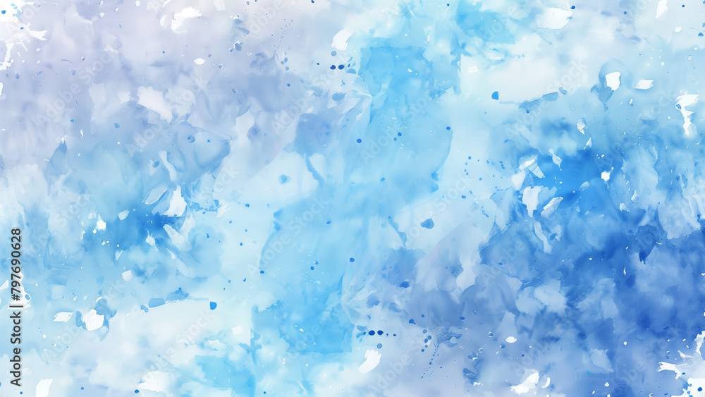 Peaceful Palette: Pastel Blue Watercolor Wash Peaceful Palette: Pastel Blue Watercolor Wash
