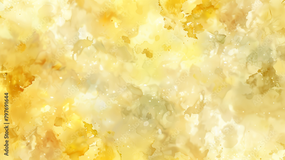 Gentle Glow: Pastel Yellow Watercolor Wash Gentle Glow: Pastel Yellow Watercolor Wash