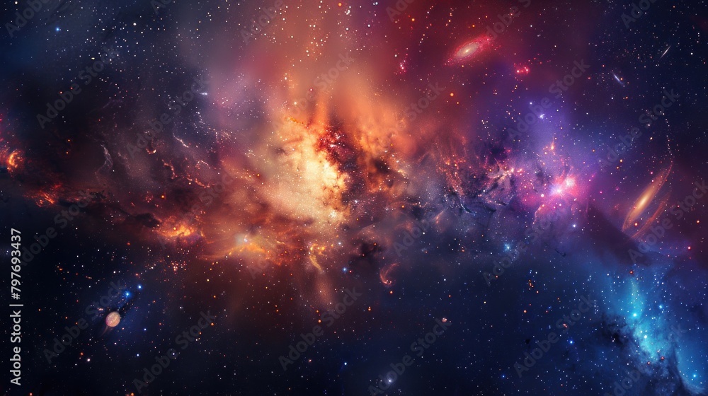 Nebula in outer space. Galaxy backgrounds or visual storytelling. Space exploration and astronomy. Nebula in outer space. Galaxy backgrounds or visual storytelling. Space exploration and astronomy.