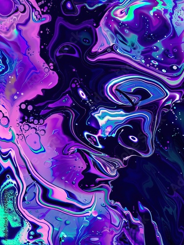 A psychedelic painting with vibrant colors and a trippy feel.