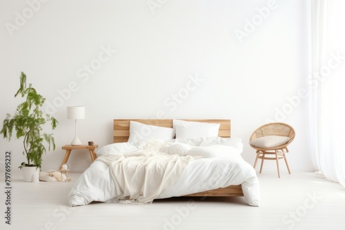 Bedroom bedroom furniture cushion.