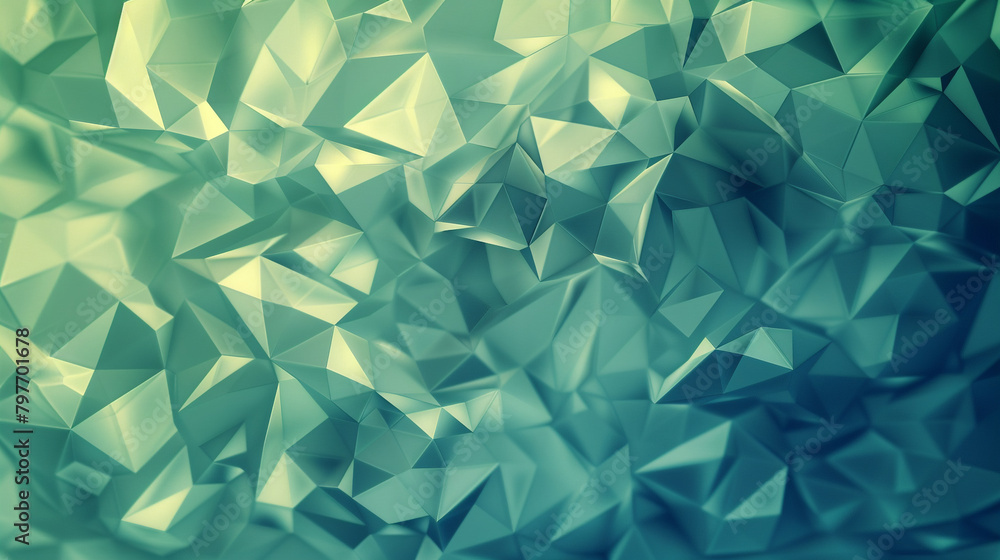 Abstract Design in Pale Green and Deep Blue Abstract Design in Pale Green and Deep Blue