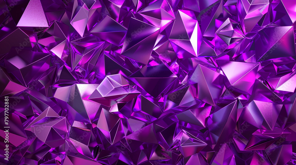 Purple Polygon Abstract Background Purple Polygon Abstract Background