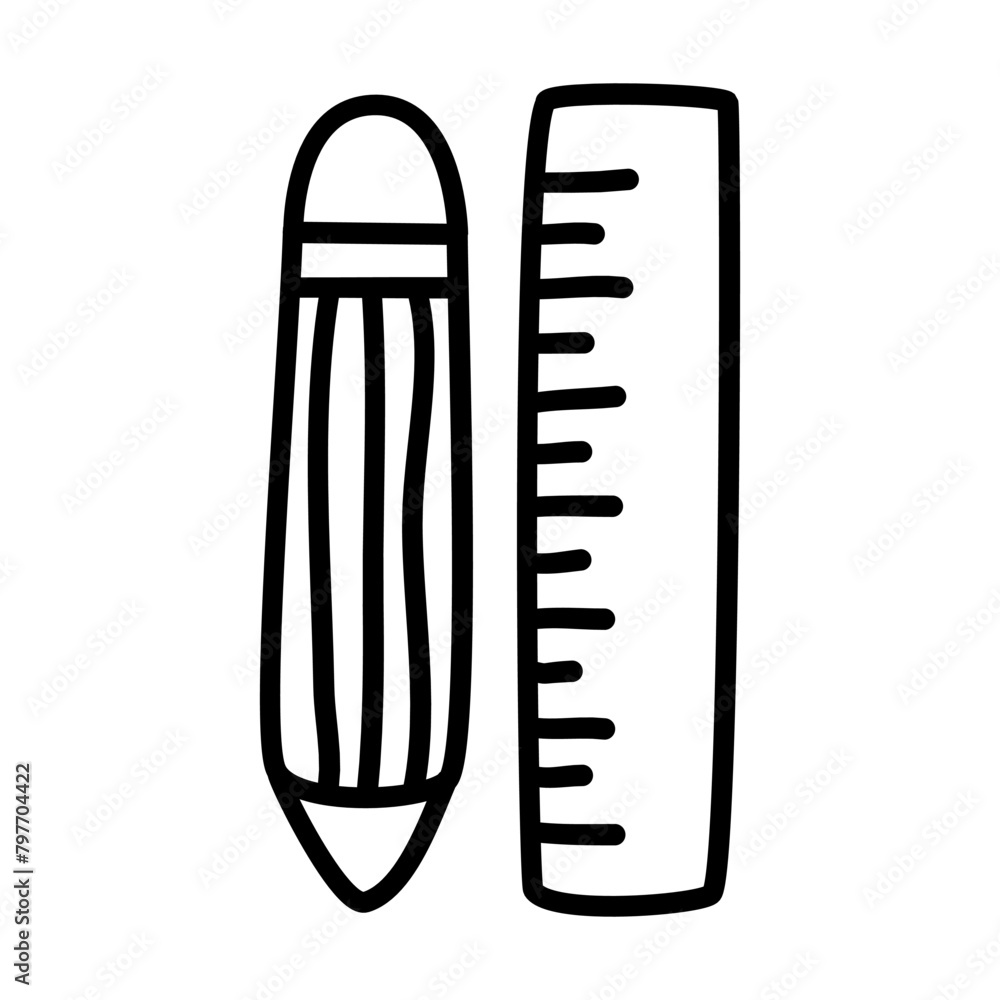 measure of office workspace doodle elements measure of office workspace doodle elements