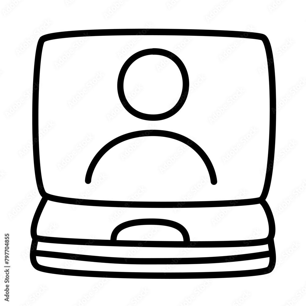 webcam of artificial intelligence doodle icons webcam of artificial intelligence doodle icons