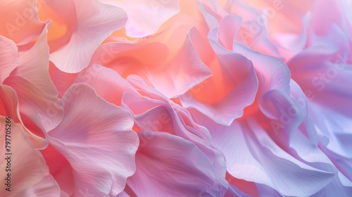 Enchanting Close-Up of Silky Pastel Petals