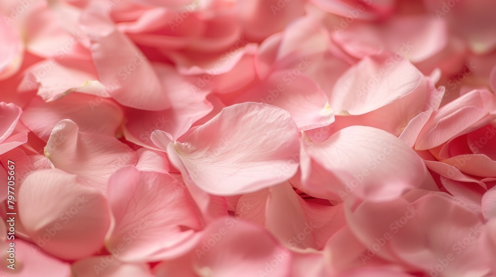 Enchanting Macro Backdrop with a Delicate Assortment of Pink Flower Petals