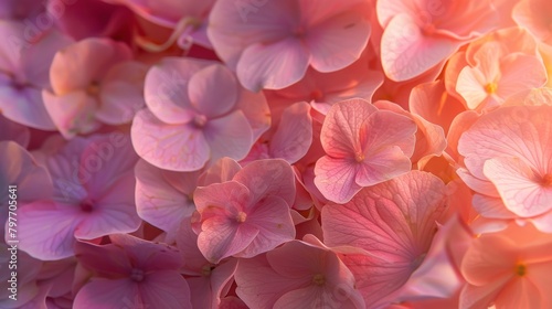 Enchanting Macro Backdrop of Pink Flower Petals © Postproduction