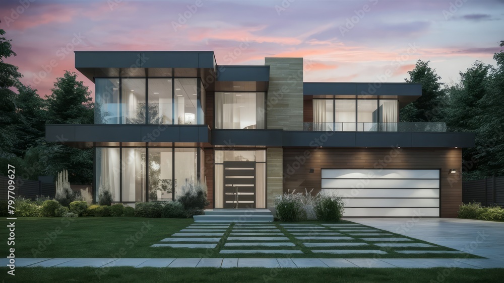 modern house property real estate exterior design modern house property real estate exterior design