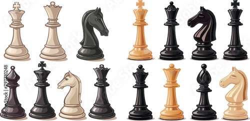 Chess pieces or chess figures