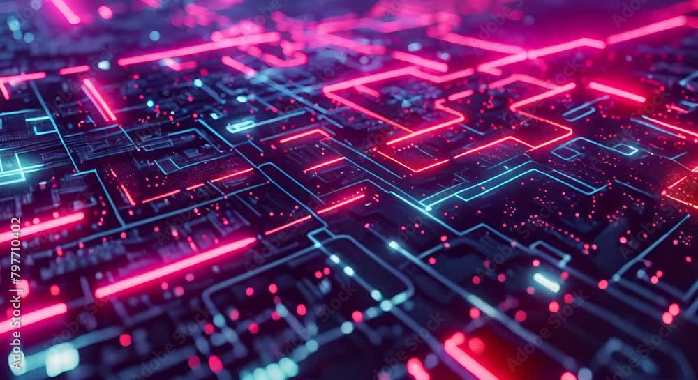 a digital labyrinth, its pathways leading to the heart of a complex AI enigma, a digital labyrinth, its pathways leading to the heart of a complex AI enigma,