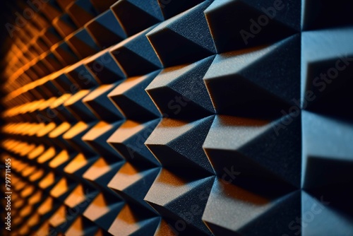 Soundproofing material background  photo