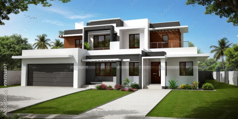 modern house property real estate exterior design modern house property real estate exterior design