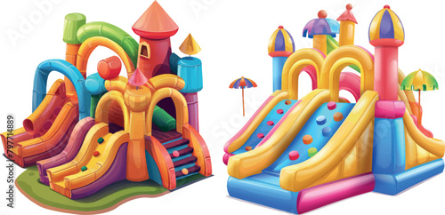 Kids inflatable playground