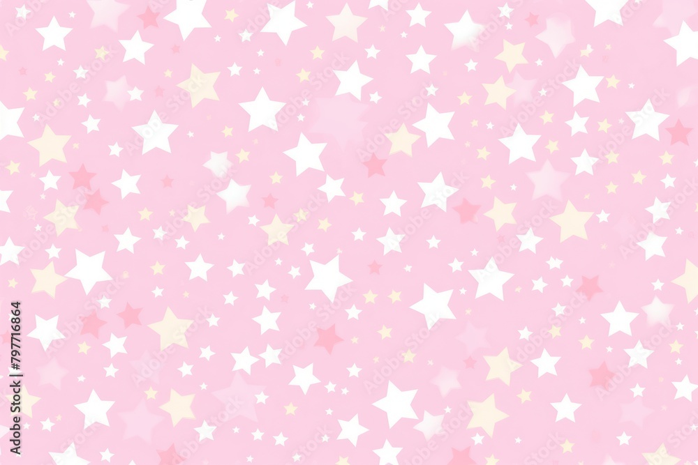 Pink and white pattern star backgrounds.