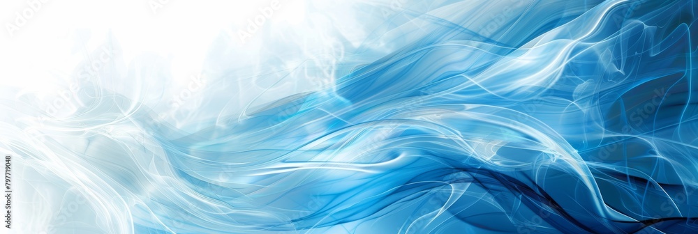 Abstract blue and white business background with light effects and copy space Abstract blue and white business background with light effects and copy space