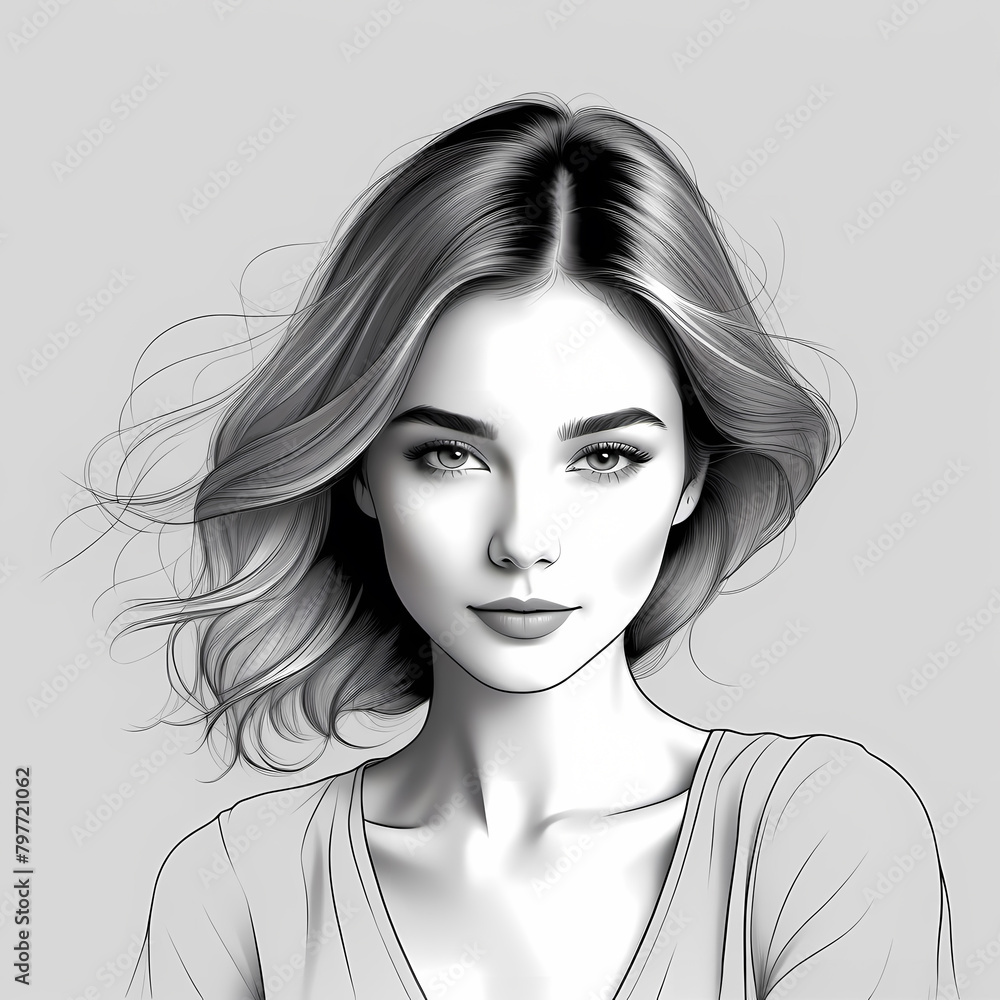 portrait of a woman portrait of a woman
