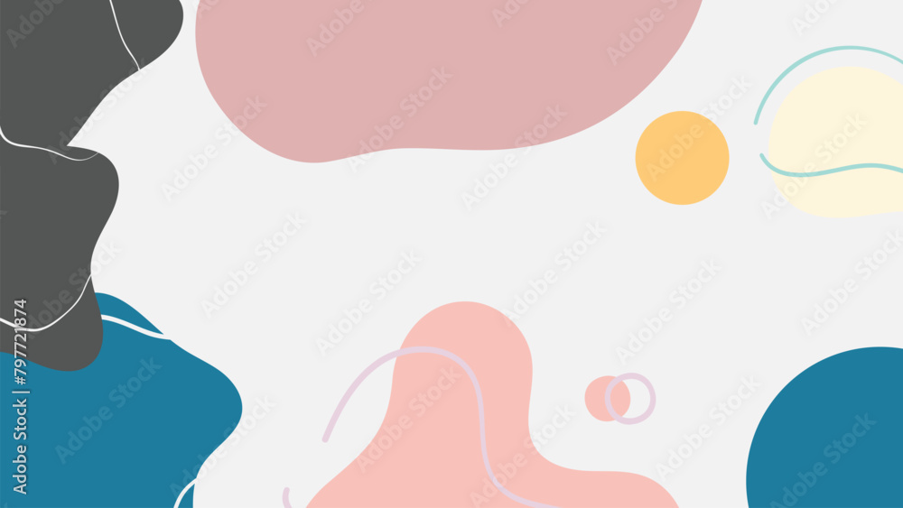 illustration of an background with flowers illustration of an background with flowers