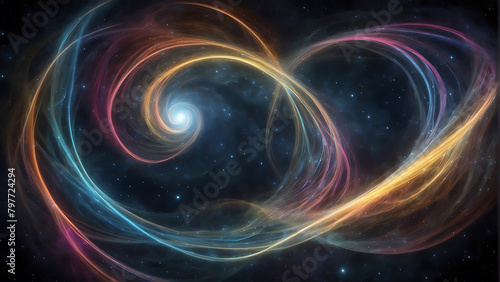 fractal burst background Interstellar Data Stream  Illuminating the Cosmos