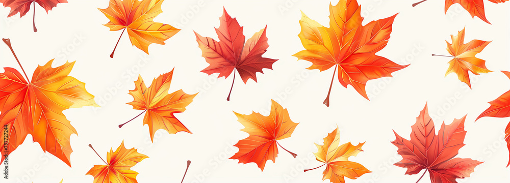 seamless maple leaf pattern background seamless maple leaf pattern background