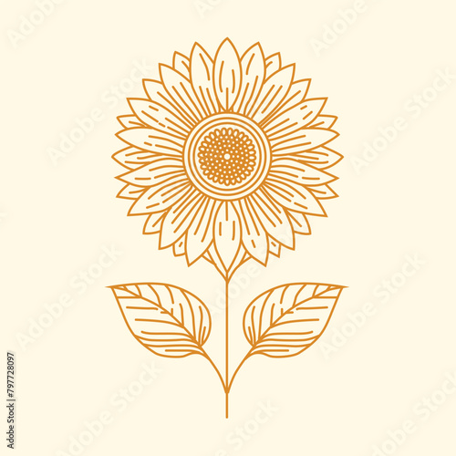 Girasol outline
Sunflower