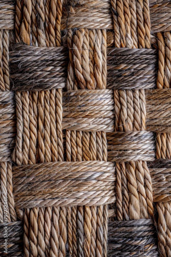 Texture of fiber art, featuring woven patterns and textured surfaces. Fiber art textures offer a tactile and handmade backdrop, ideal for conveying craftsmanship and creativity Texture of fiber art, featuring woven patterns and textured surfaces. Fiber art textures offer a tactile and handmade backdrop, ideal for conveying craftsmanship and creativity