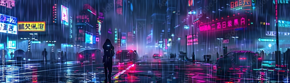 Pixel art cyberpunk rooftop chase scene with neon lights, rain, and thrill Pixel art cyberpunk rooftop chase scene with neon lights, rain, and thrill