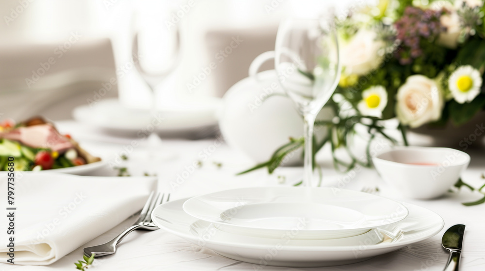 A beautiful display of nutritious food on a white surface, garnished with fresh herbs and spices, visually enticing and delicious. A beautiful display of nutritious food on a white surface, garnished with fresh herbs and spices, visually enticing and delicious.