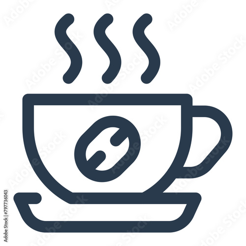 Coffee Mug Icon Vector Illustration