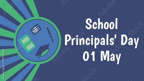 School Principals' Day web banner design 