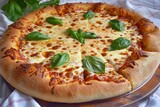 Authentic Italian Margarita Pizza Recipe: Deliciously Baked Pizza with Rustic Italian Ambiance