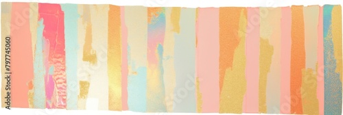 Holographic paper collage element backgrounds abstract painting.