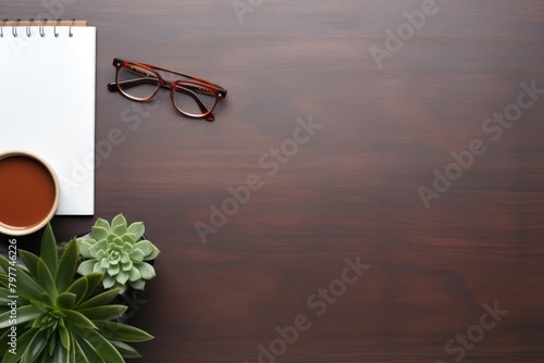 Business backgrounds glasses wood.