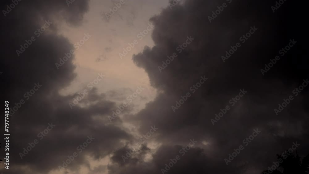 RAIN before evening clouds and magnificent sky in fast motion time lapse clouds RAIN before evening clouds and magnificent sky in fast motion time lapse clouds