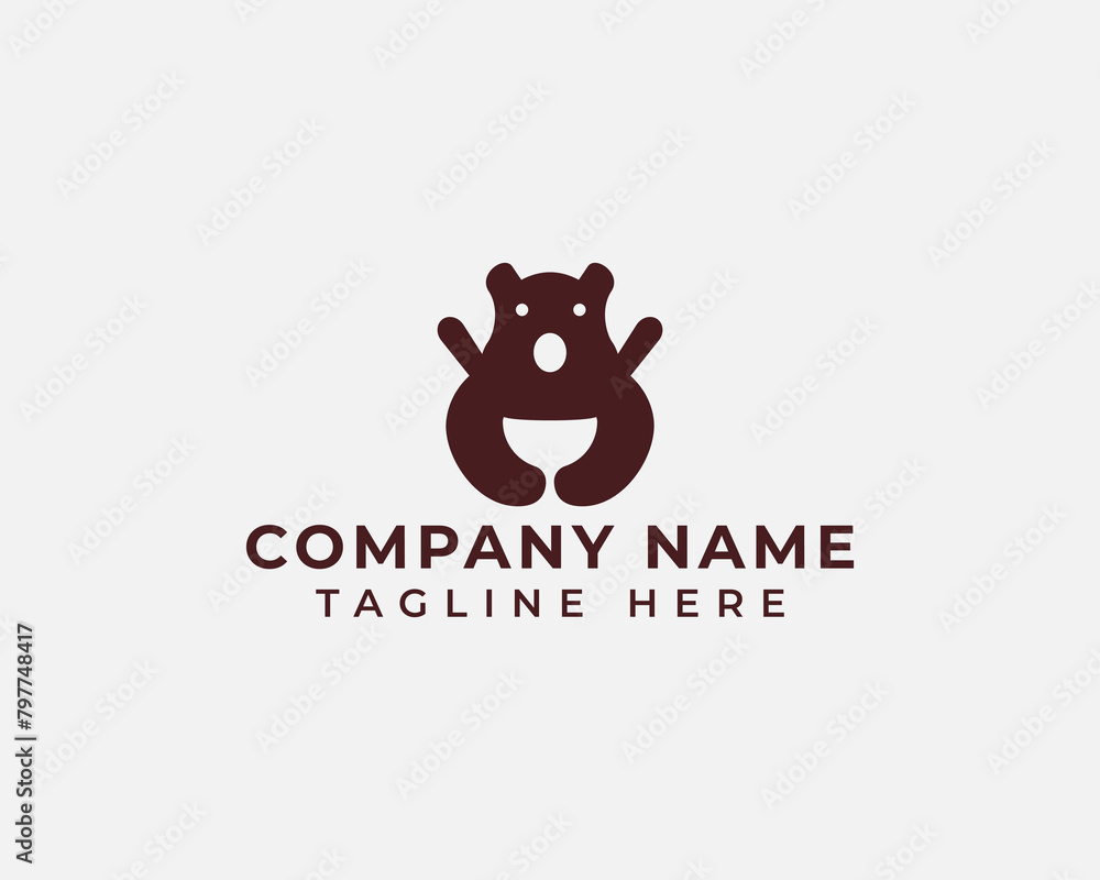 simple minimalist panda logo simple minimalist panda logo