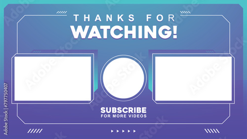 youtube end screen template