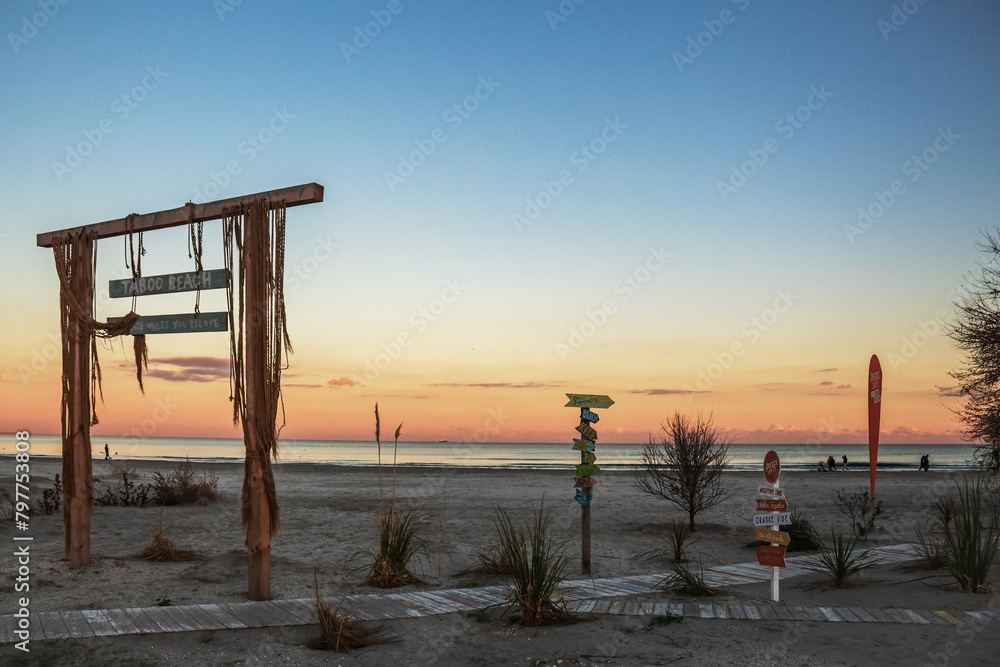 Sea, seashore - Europe, Romania, Constanta region, 2023 year