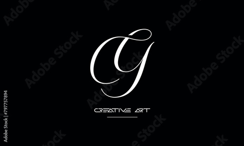 GC, CG, G, C abstract letters logo monogram