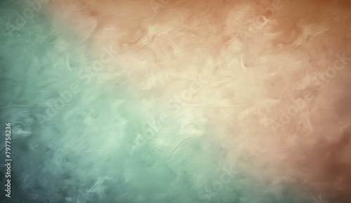 Abstract Gradients with Curved Line Art: Orange Pink Teal Hues on Grainy Texture Background