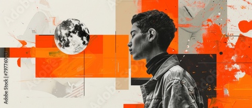 Wallpaper Mural A collage of irregular shapes and angles, representing the unpredictability and diversity of human experiences. Torontodigital.ca