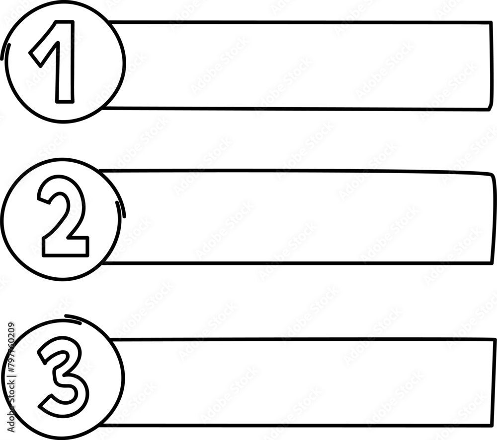 Fototapeta premium Hand drawn school infographic elements collection. Marker circles, pointing arrows, frames doodle vector elements illustrations.