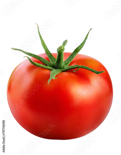 Realistic red tomato